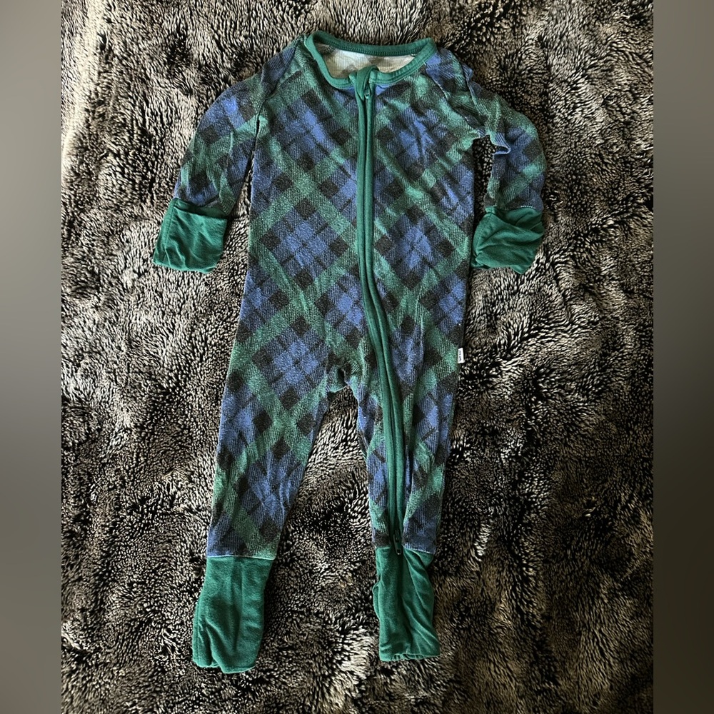 Little Sleepies plaid 0-3 mo Zippy!